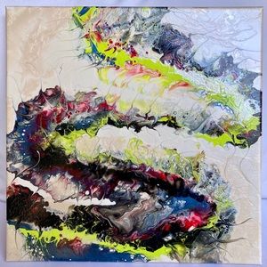 Cool painting, 14”square